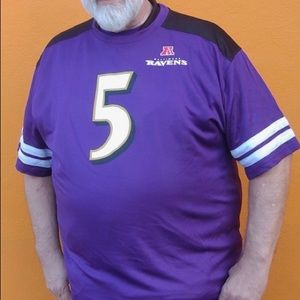 Baltimore Ravens Joe Flacco Big/Tall Jersey Shirt